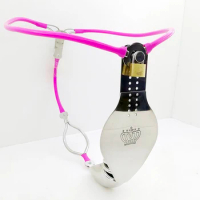 Newest Male Chastity Belt Stainless Steel Penis Bondage Chastity Belt Dick Lock Cock Cage Strapon Pants Sex Toys For Man.