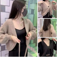 Sweater Rajut Bolero Tali serut/ rajut Korea style
