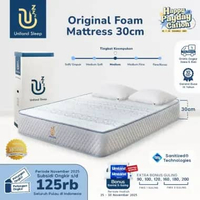 Uniland Sleep Kasur Busa Original 30cm Foam Mattress Box Free Bantal & Free Ongkir Jawa Bali 180 x 2