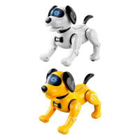 Mainan Anjing Robot Kawalan Jauh, Anjing Robot RC, Mainan RC Menari, Mainan Lagu Muzik Berdiri Tanga
