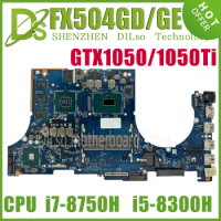 FX504GE Motherboard For ASUS FX504G FX80G ZX80G FX504GM FX504GD DABKLGMB8D0 Mainboard i5-8300H i7-8750H GTX1050/1050Ti GTX1060