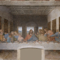 Lukisan Leonardo da Vinci The Last Supper Painting