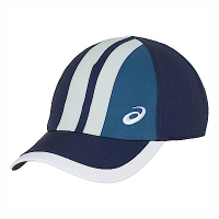 Asics Cap [3043A094-400] 網球帽 運動 休閒 遮陽 防曬 透氣 舒適 帽子 亞瑟士 藍白