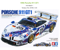 Tamiya 1:24 1996 Porsche 911 GT1 #25 Mobil 1 No. 24186
