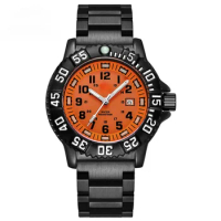 2024 ADDIES Top Men's Military Luminous Watch Outdoor Sports 50m Waterproof Watch Nylon 316 Stainless Orange Men Quartz Watches