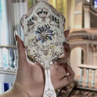 Flower Knows Handheld Mirror Little Angel Swan Ballet Moonlight Mermaid Collection Limited White Blu