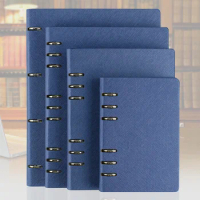 RuiZe Faux Leather Notebook A4 A6 B5 A5 Spiral Notebook Planner Agenda 2023 Hard Cover Office Business Notepad Planner Binder