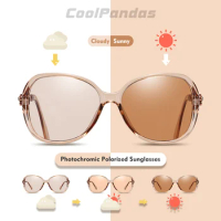 2023 Photochromic Sunglasses Women Polarized Chameleon Glasses Driving Tinted Goggle Anti-glare Sun Glasses lunette soleil femme