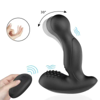 Stimulate finger clasping prostate massager wireless remote control anal plug silicone vibrator