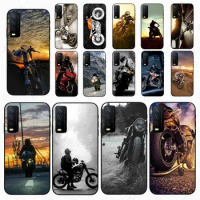 Moto Cross Handsome motorcycle sports Phone cover For vivo Y35 Y31 Y11S Y20S 2021 Y21S Y33S Y53S V21E V23E Y30 V27E 5G Cases