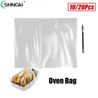 10/20pcs Small/Large Heat Resistance Nylon-Blend Slow Cooker Liner Slow Cooker Turkey Baking Bag Crock Pot Liners for Cooking