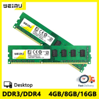 DDR3 DDR4 2GB 4GB 8GB 16GB Desktop Memory 1066 1333 1600Mhz PC3 8500 10600 12800 240Pin PC4 17000 19200 21300 288Pin Memoria RAM