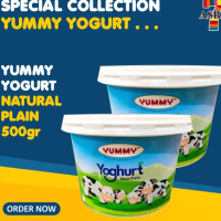 YUMMY YOGHURT NATURAL PLAIN 500ML