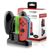 【就是要玩】NS Switch DOBE Joy-Con 手把充電器底座 多功能充電座 可充主機平板/PRO手把控制器