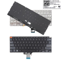 US Laptop Keyboard for ASUS ROG X7400 Black with Backlit