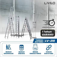 Liveo LV 219 Extension Tangga 01 Silver