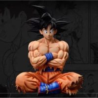 action Figure dragon ball goku duduk bersila