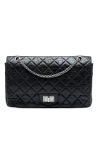 CHANEL 二手香奈兒復刻版 2.55 做舊小牛皮雙蓋 227