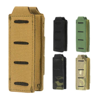 Pistol Molle Mag Pouch Single 9mm Tactical Magazine Holder for 40 Calibers Glock 1911 Hunting Holster Shooting Airsoft