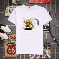 Saint Seiya Twelve Gold Saint Seiya พิมพ์เสื้อยืดเด็กชายฤดูร้อนแขนสั้น Casual Mesh Top 3xl เยี่ยมมาก
