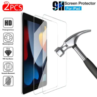 2PCS Tempered Glass for iPad 5th 6th 7th 8th 9th Screen Protector for iPad 11 Pro Air 4 5 Protective Glass 9.7 10.2 10.9 11 inch