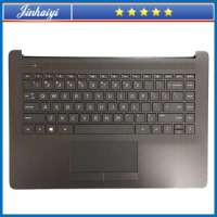 Laptop keyboard for HP 14S-CF DF DK CR L24818-001 palm rest shell touchpad gray