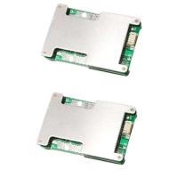 2Pcs 4S 12V 120A BMS -Iron Lithium Battery Charger Protection Board with Power Battery Balance/Enhance PCB Board