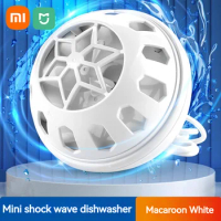 Xiaomi Mijia Ultrasonic Dishwasher Portable Mini Fruit Ultrasonic Cleaner Household Intelligent Wave-Making Ultra Sonic Cleaner