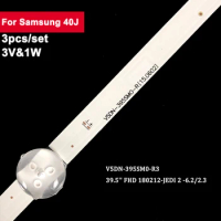 3PCS Backlight TV Strip LED For Samsung 40J 8led V5DN-395SM0-R3 39.5'' FHD 180212-JEDI 2 -6.2/2.3 40J5200 UA40FK21EAJXXZ