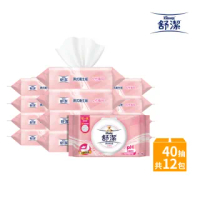 【Kleenex 舒潔】女性專用濕式衛生紙 40抽x9包