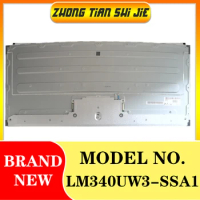 34 inch 4K Original LCD Screen Panel LM340UW3 LM340UW3-SSA1 Replacement Module for Monitor U3417W &amp; U3419W