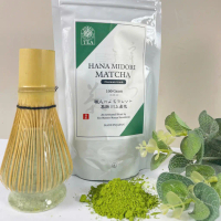 Bột matcha Hana Midori Matcha Premium Grade từ vùng Yame Nhật Bản bịch 100gr