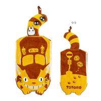 真愛日本 宮崎駿 吉卜力 造型毛巾 擦手巾 貓公車站牌 龍貓totoro 卡通擦手巾 掛式擦手巾 廚房抹布 4992272649352