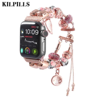 DIY manual strap for apple watch 5 band 44mm 40mm iwatch bands 42mm 38mm watchband bracelet accessories for series 5 4 3 2 44 m