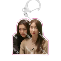 Tình Yêu Đổ Trống Hàng Hóa faye yoko Acrylic Móc Khóa Túi Hai Mặt Hỗ Trợ Mặt Dây Chuyền LF9.18 Hoa N