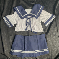 [ Racung Lingerie ] Set Cosplay Lingerie Seragam Sekolah School Wanita Jepang Sexy Hot Deep Kerah Wi