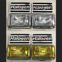Lampu kabut halogen Foglamp kotak universal lampu bumper kotak panther lama 12volt dan 24volt