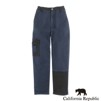【California Republic】美國小熊玩味拼布工裝男休閒褲