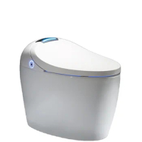 Luxury Sanitary toilet seat smart electronic sensor One Piece Health Smart electronic Automatic Bathroom S-trap Toilet Bidet