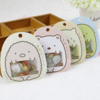 40 pack/lot Cute Sumikko Gurashi Stickers Cartoon Animal PVC Transparent Scrapbooking Diy Diary Stationery Sticker