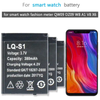 LQ-S1 380mAh Battery for smart watch fashion meter QW09 DZ09 W8 A1 V8 X6