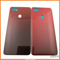 For OPPO R15 Straight / Curved Screen Battery Cover Back Glass Panel Rear Door Housing Case Replacement Part