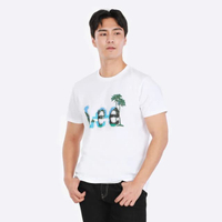เสื้อยืดแขนสั้นผู้ชาย  รุ่น LE S223MTSSN99 สีขาว Lee Thai