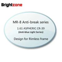 1.61 ASP MR-8 Anti-blue Light Computer Radiation UV Protection HC Anti-Reflective CR-39 resin eyeglasses prescription lenses