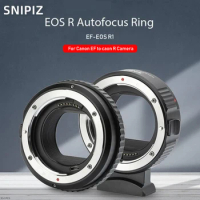 SNIPIZ EF-EOS R1 Lens Mount Adapter EF-RF Auto Focus Electronic for Canon EOS EF/EF-S Len to Canon RF Camera EOS R R5 R6 RP R5C