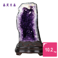 【晶辰水晶】5A級招財天然巴西紫晶洞 10.2kg(FA298)