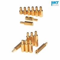 20Pcs M3*16/18/20/22/25mm+6 Male Copper Screws Hex-Cylindrical Pillars Nuts Bolt