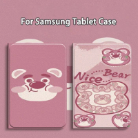 Cartoon Lotso Case For Samsung Galaxy Tab A8 10.5 Cover For Samsung S6Lite S7 T870 S8 Plus S7FE Silicone Tablet Protective Cover