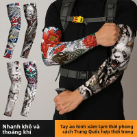 Men's UV Protection Cold Sleeve Gloves, UV Protection for Driving, Cycling, Gloves, Hand Pouches, Fl