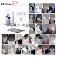 55 Pcs/Set reka bentuk reka bentuk korea dalam warna Laser kad BL Manhwa seni Mini HD Photocard hadi